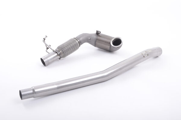 MILLTEK - SSXVW386 - Audi  S3  2.0 TFSI quattro Sportback 8V/8V.2 (Non-GPF Equipped Models Only) 2013>2018  Cast Downpipe with Race Cat