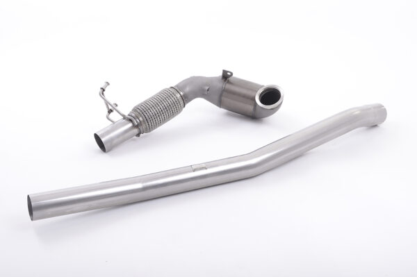 MILLTEK - SSXVW387 - Audi  S3  2.0 TFSI quattro Sportback 8V/8V.2 (Non-GPF Equipped Models Only) 2013>2018  Cast Downpipe with Race Cat