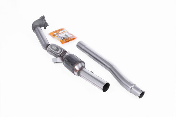 MILLTEK - SSXVW390 - Volkswagen  Golf  Mk6 GTi 2.0 TSI 210PS 2009>2013  Cast Downpipe with Race Cat