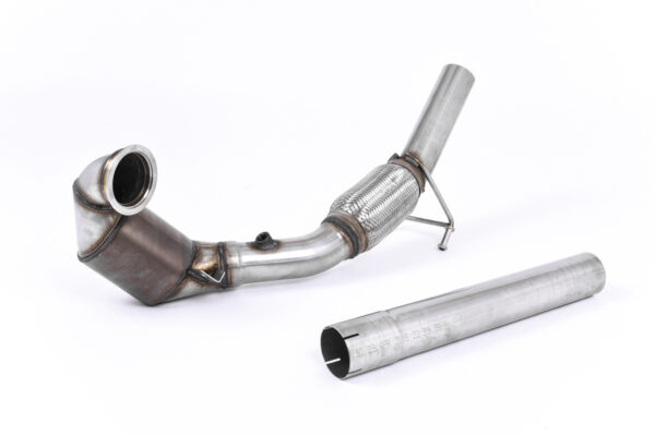 MILLTEK - SSXVW417 - Seat  Ibiza  Cupra 1.8TFSI (6P) 2016>2017  Large Bore Downpipe and Hi-Flow Sports Cat