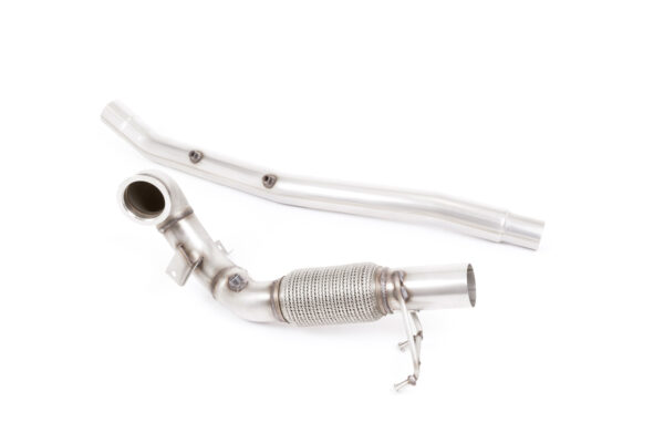 MILLTEK - SSXVW510 - Seat  Ateca  Cupra 300 4Drive (GPF/OPF Models Only - NON MQB EVO 4) - Inc Facelift Models 2019>2026  Large-bore Downpipe and De-cat