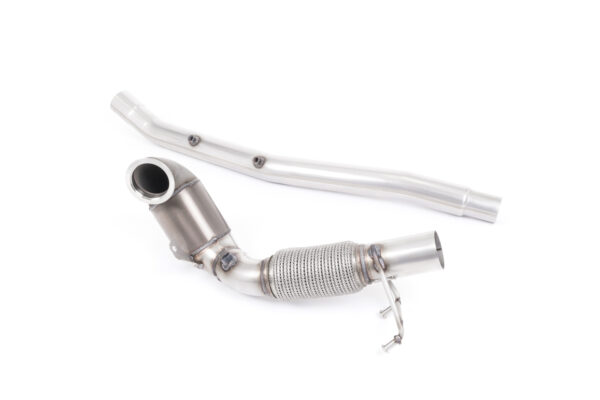 MILLTEK - SSXVW514 - Seat  Ateca  Cupra 300 4Drive (GPF/OPF Models Only - NON MQB EVO 4) - Inc Facelift Models 2019>2026  Large Bore Downpipe and Hi-Flow Sports Cat