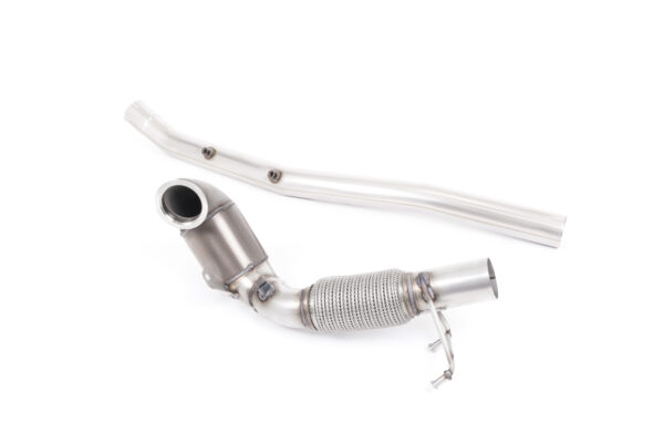 MILLTEK - SSXVW515 - Seat  Ateca  Cupra 300 4Drive (GPF/OPF Models Only - NON MQB EVO 4) - Inc Facelift Models 2019>2026  Large Bore Downpipe and Hi-Flow Sports Cat