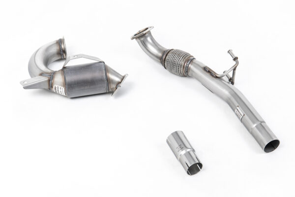 MILLTEK - SSXVW545 - Volkswagen  Up!  GTI 1.0TSI 115PS (3 & 5 Door) 2018>2026  Hi-Flow Sports Cat and Downpipe