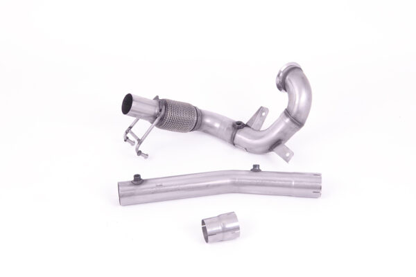 MILLTEK - SSXVW562 - Volkswagen  Polo  GTI 2.0 TSI (AW 5 Door PRE Facelift Models only) - GPF/OPF Models Only 2019>2021  Large-bore Downpipe and De-cat