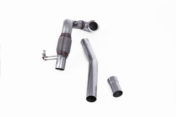 MILLTEK - SSXVW567 - Volkswagen  Polo  GTI 2.0 TSI (AW - 5 Door) - Non GPF/OPF Models Only 2018>2019  Large-bore Downpipe and De-cat