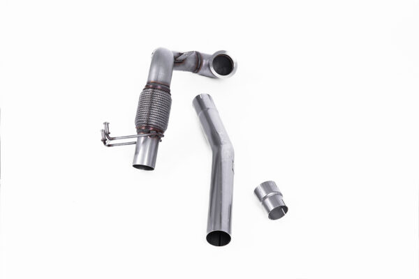 MILLTEK - SSXVW568 - Volkswagen  Polo  GTI 2.0 TSI (AW - 5 Door) - Non GPF/OPF Models Only 2018>2019  Large-bore Downpipe and De-cat