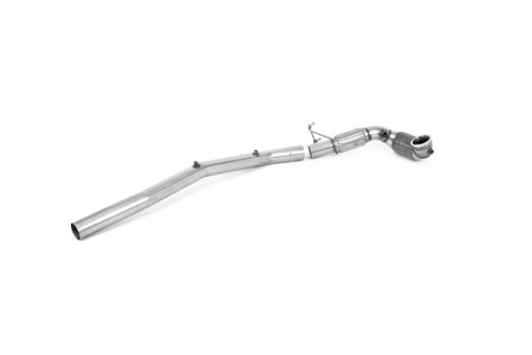 MILLTEK - SSXVW635 - Volkswagen  Golf  Mk8 R 2.0 TSI 320PS (GPF Equipped Models Only) 2021>2024  Large Bore Downpipe and Hi-Flow Sports Cat