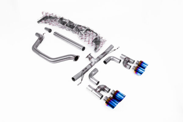 MILLTEK - SSXVW695 - Volkswagen  Golf  Mk8 GTi (Golf R Style Quad Outlet - 245ps OPF/GPF Equipped Models Only) 2020>2024  Particulate Filter-back