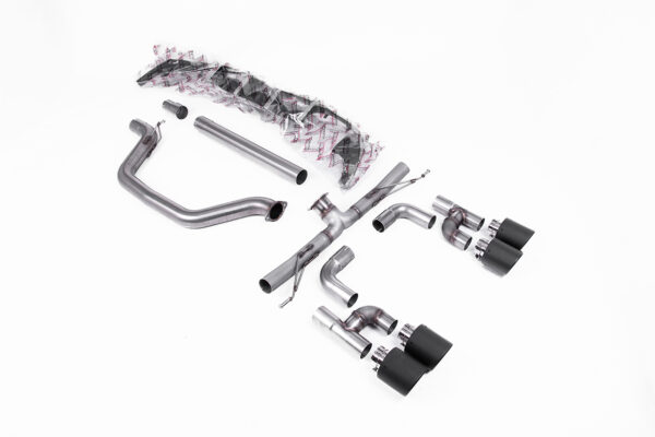 MILLTEK - SSXVW696 - Volkswagen  Golf  Mk8 GTi (Golf R Style Quad Outlet - 245ps OPF/GPF Equipped Models Only) 2020>2024  Particulate Filter-back