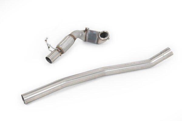 MILLTEK - SSXVW711 - Volkswagen  Golf  MK7 R 2.0 TSI 300PS (80mm Race System Options) 2014>2016  Large Bore Downpipe and Hi-Flow Sports Cat