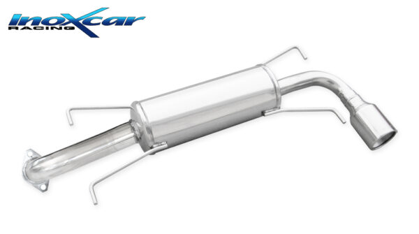 INOX CAR - POSTERIORE CON USCITA SINGOLA DIAM.102 SUBARU IMPREZA 4WD 2.5 WRX (265CV) 2008