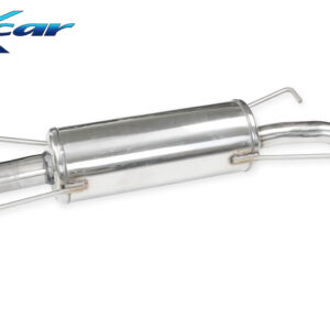 INOX CAR - POSTERIORE CON USCITA SINGOLA DIAM.100 RACING BLACK CERAMIC SUBARU IMPREZA 4WD 2.5 WRX (265CV) 2008