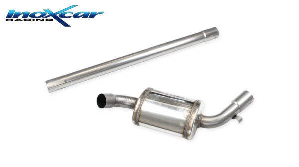 INOX CAR - TUBO CENTRALE SILENZIATO VOLKSWAGEN GOLF 2 1.8 8V GTI -1984 / 1.8 (90CV) /1.8 GTI (105CV) 1985-1987 / 1.8 GTI (112CV) 1983-1988