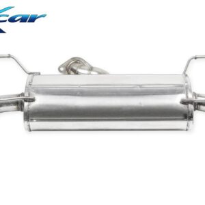 INOX CAR - POSTERIORE CON USCITA DIAM.114 RACING BLACK CERAMIC DX+SX SUBARU BRZ 2.4i (234cv) (con GPF) 2022