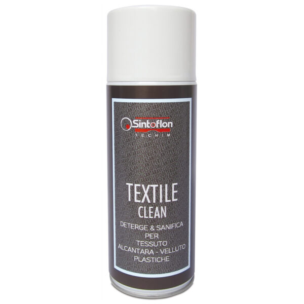 SINTOFLON - TEXTILE CLEAN DETERGENTE PER TESSUTO ALCANTARA VELLUTO E PLASTICHE 400ML