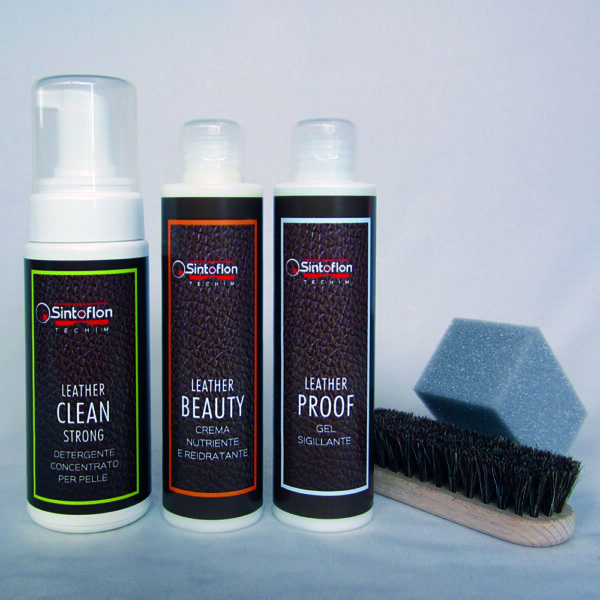 SINTOFLON - LEATHER CLEAN TRATTAMENTO COMPLETO PELLI