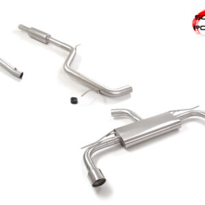 RAGAZZON - DOWNPIPE KAT + ELIMINAZIONE FILTRO OPF/GPF + CENTRALE SILENZIATO + TERMINALE - VOLKSWAGEN GOLF Mk8 – 2.0GTi (180kW) 76mm 2020>2024