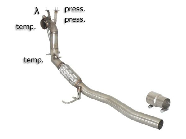 RAGAZZON - DOWNPIPE SKAT + ELIMINAZIONE FAP - VOLKSWAGEN PASSAT CC – 2.0TDi (103/125kW) 06/2008>