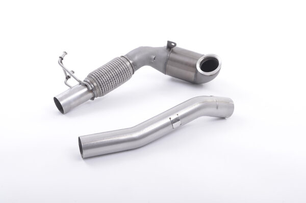 MILLTEK - SSXVW261 - Seat  Leon  Cupra 300 2.0 TSI (Non-OPF/GPF Models) 2018>2019  Large Bore Downpipe and Hi-Flow Sports Cat