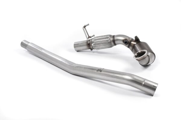 MILLTEK - SSXVW397 - Volkswagen  Golf  MK7 GTi (including GTi Performance Pack? Clubsport & Clubsport S models) 2013>2016  Large Bore Downpipe and Hi-Flow Sports Cat